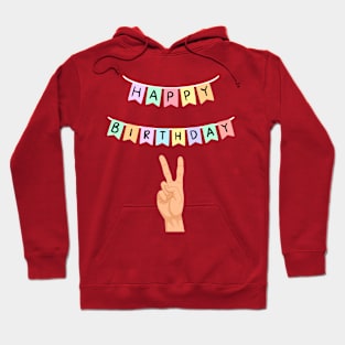 2 two birthday Hoodie